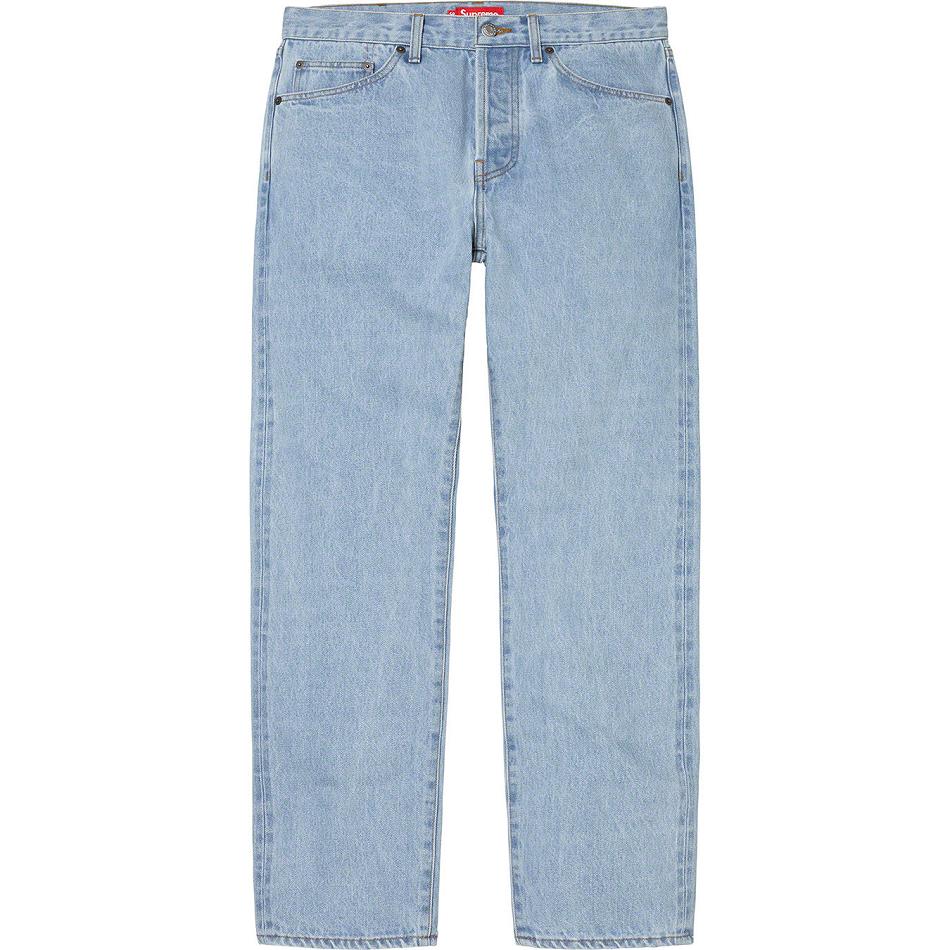 Pantalones Supreme Stone Washed Slim Jean Azules | Supreme 194MA